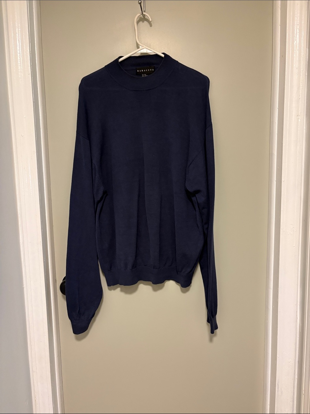 Baracuta silk  cotton blend sweater. Size XL